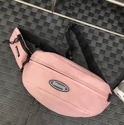 image-Canvas Crossbody Men's Chest Bag Minimalism