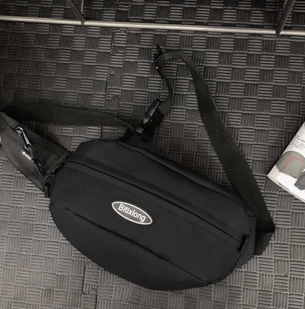 image-Canvas Crossbody Men's Chest Bag Minimalism