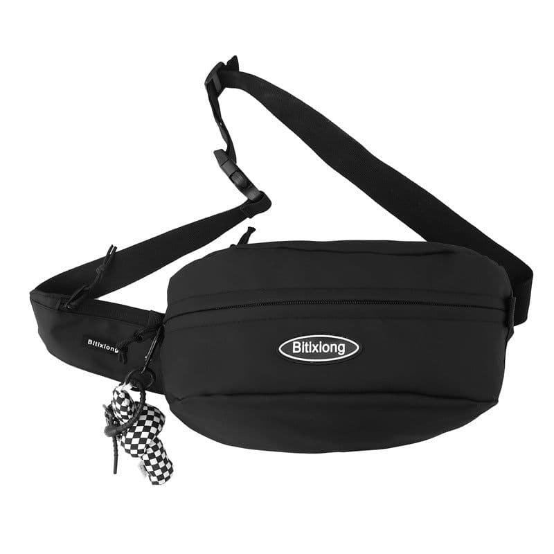 image-Canvas Crossbody Men's Chest Bag Minimalism