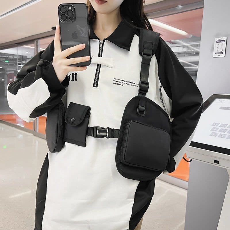 image-Tooling Tactical Fashion Brand Multi-pocket Vest Chest Bag