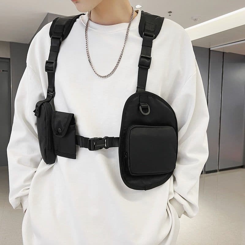image-Tooling Tactical Fashion Brand Multi-pocket Vest Chest Bag
