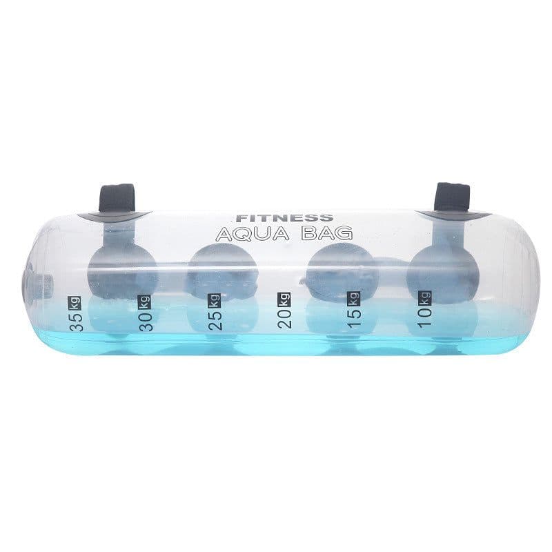 image-Transparent Cylindrical Weight-bearing Fitness Water Dumbbell Fitness Exercise Training Weightlifting Equipment