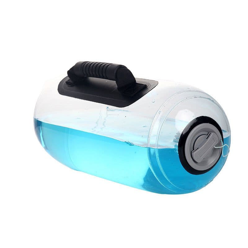 image-Transparent Cylindrical Weight-bearing Fitness Water Dumbbell Fitness Exercise Training Weightlifting Equipment