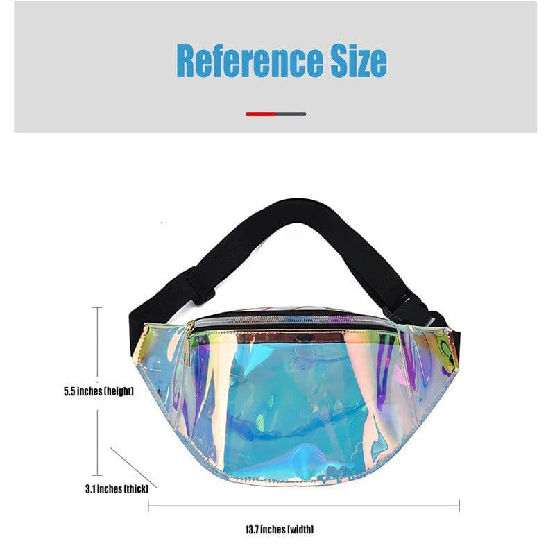 image-New Colorful Headless Waist Bag Transparent TPU Fashion Shoulder Satchel Chest Bag