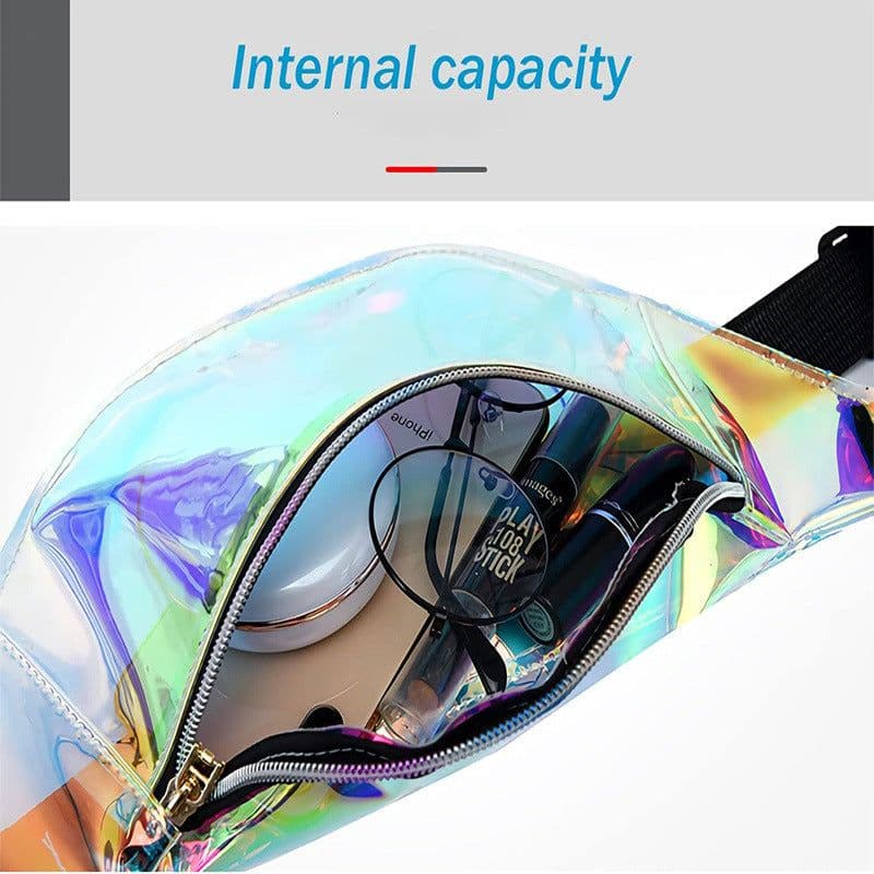 image-New Colorful Headless Waist Bag Transparent TPU Fashion Shoulder Satchel Chest Bag