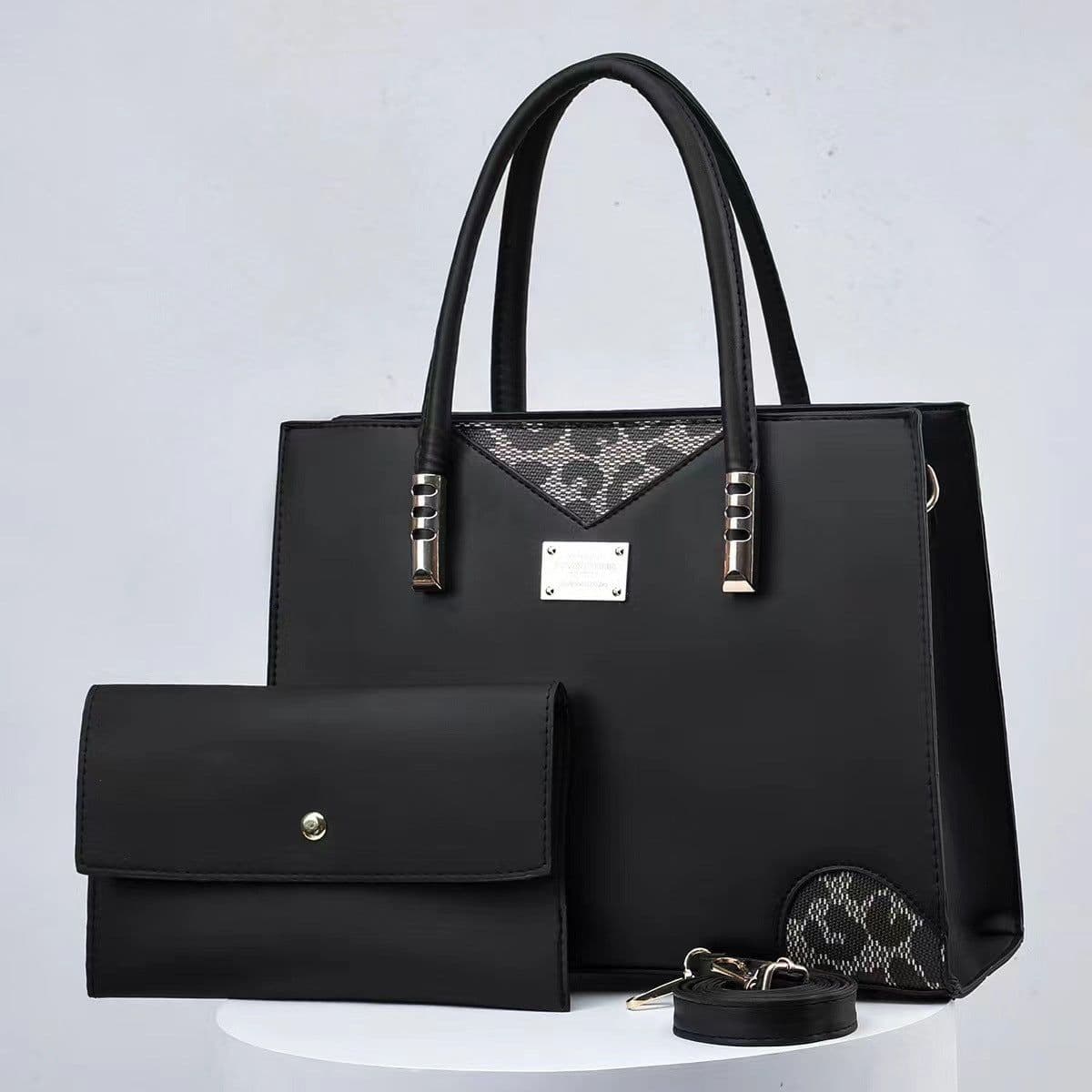 image-Women's Fashion Lettered Casual Large Capacity Shoulder Messenger Bag