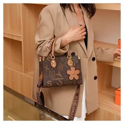 image-Women's Fashion Retro Printed Shoulder Messenger Bag