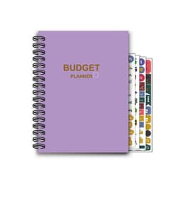 image-Coil Notebook Stickers Monthly Financial Planning English Budget Book Suit