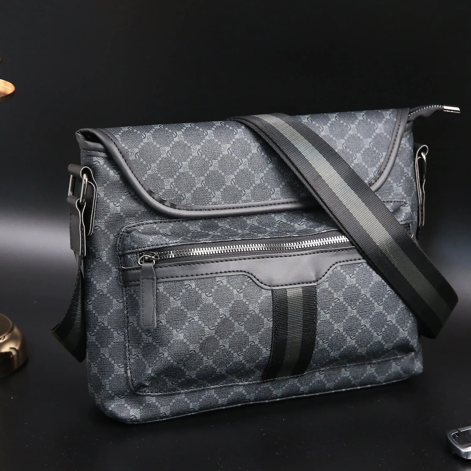 image-Trendy Brand Men's Crossbody Backpack Fashion Shoulder Bag