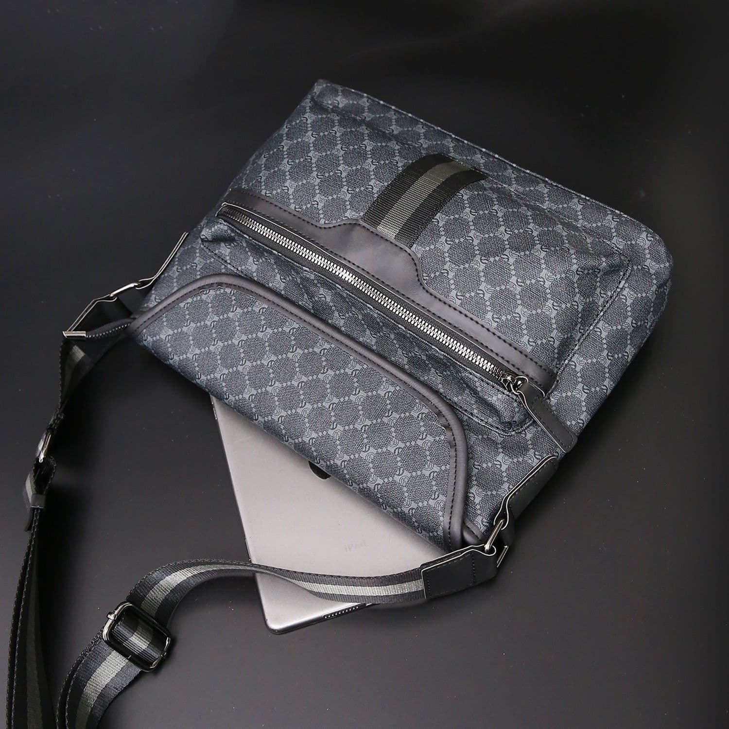 image-Trendy Brand Men's Crossbody Backpack Fashion Shoulder Bag