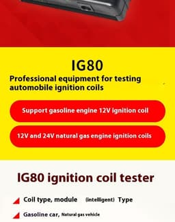 image-Automobile Ignition Coil Detector Natural Gas Gasoline Detection IG80