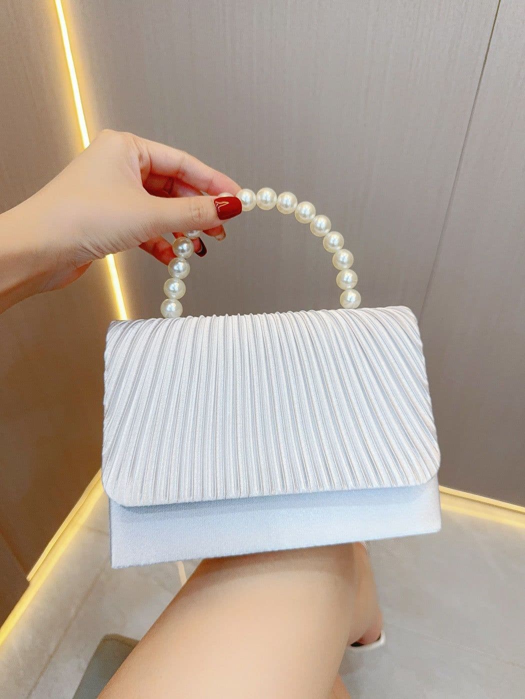 image-Women's Fashion Pleated Evening Bag