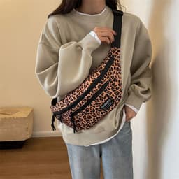 image-Cool Contrast Color Casual Simple Shoulder Messenger Bag