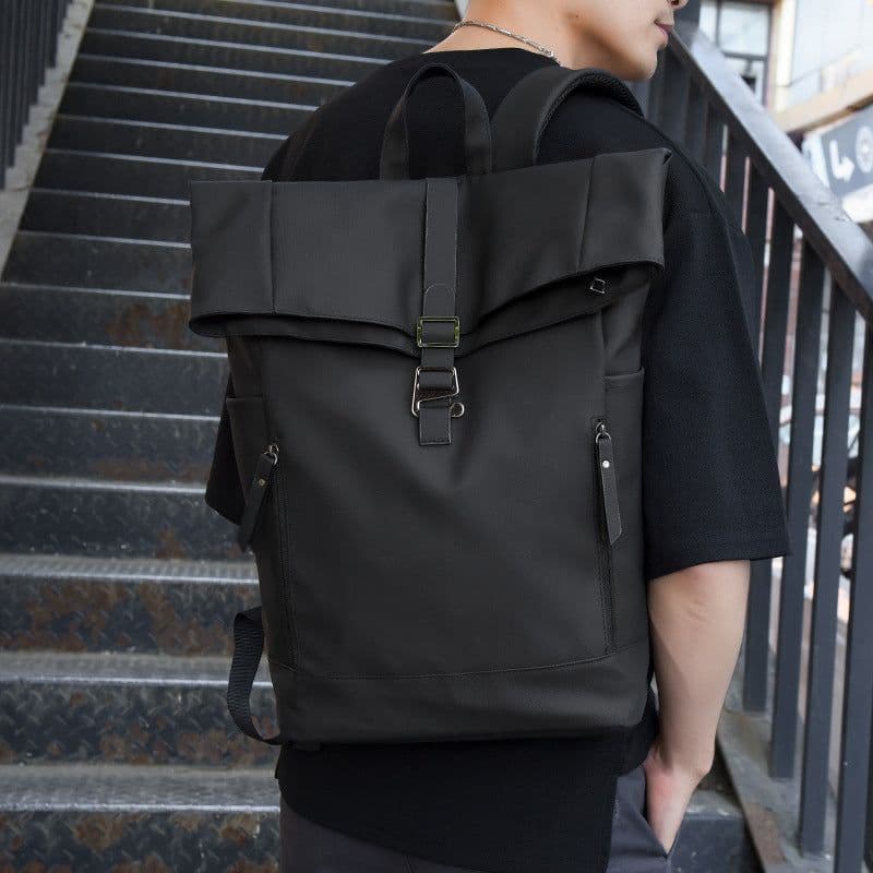 image-Men's Large-capacity Computer Waterproof Travel Backpack