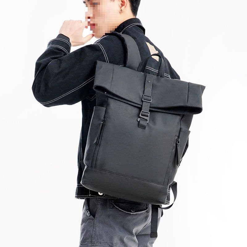 image-Men's Large-capacity Computer Waterproof Travel Backpack