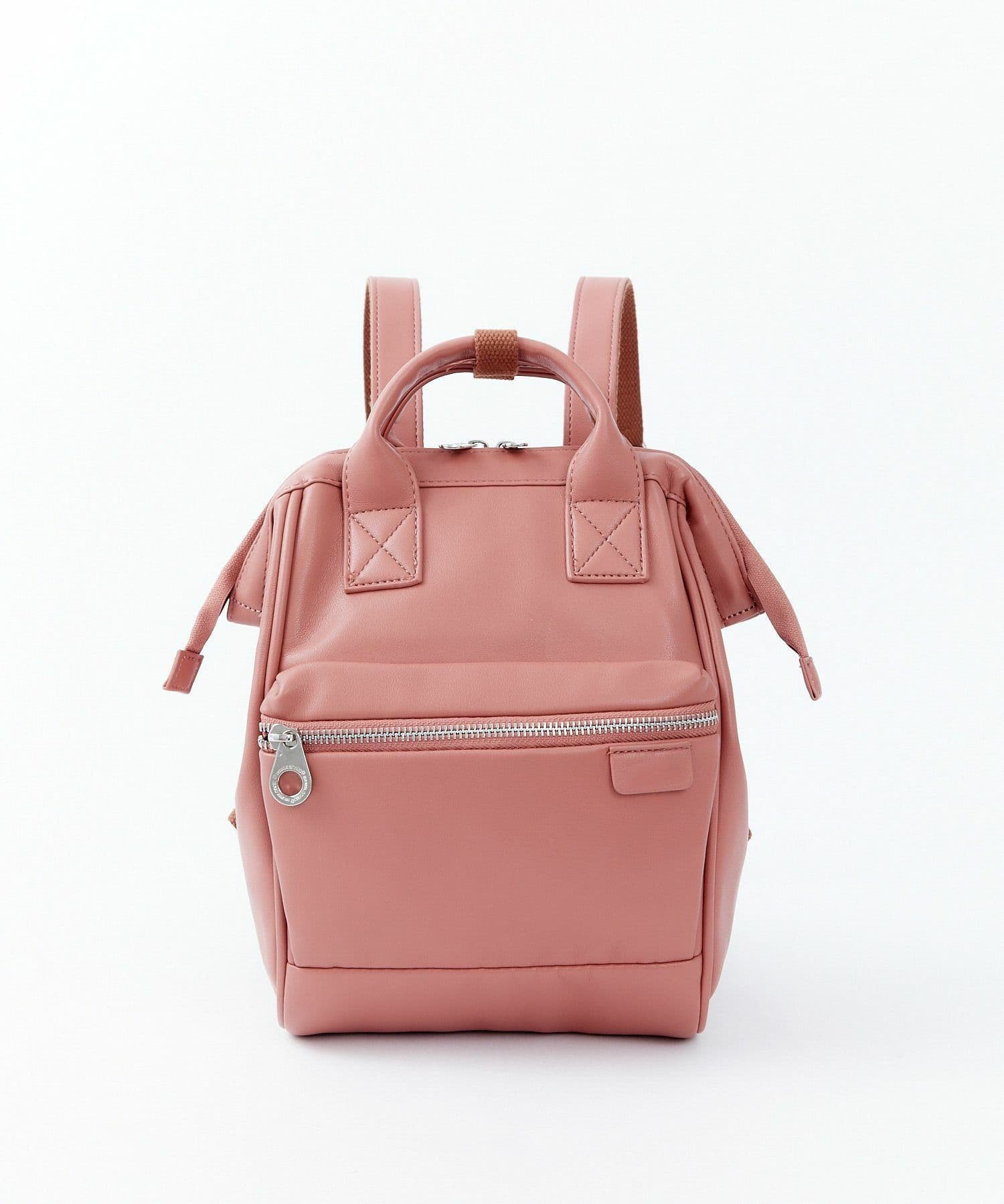 image-Leather Backpack Women's Vintage Bag Coin Purse