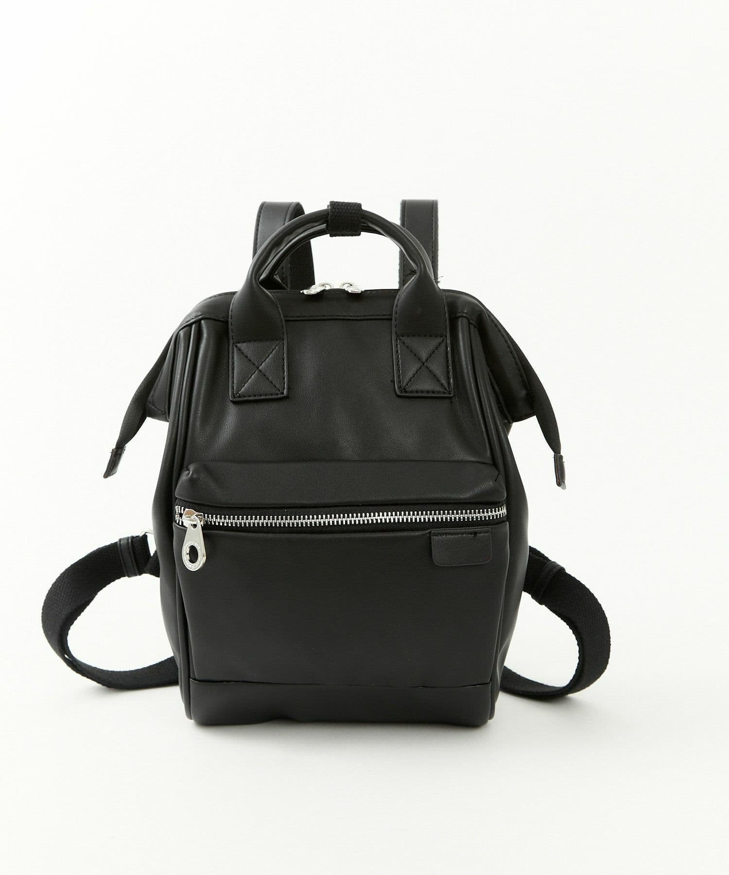 image-Leather Backpack Women's Vintage Bag Coin Purse