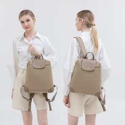 image-Backpack Casual Shoulder Hand-carrying Nylon Canvas Traveling Bag