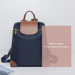 image-Backpack Casual Shoulder Hand-carrying Nylon Canvas Traveling Bag