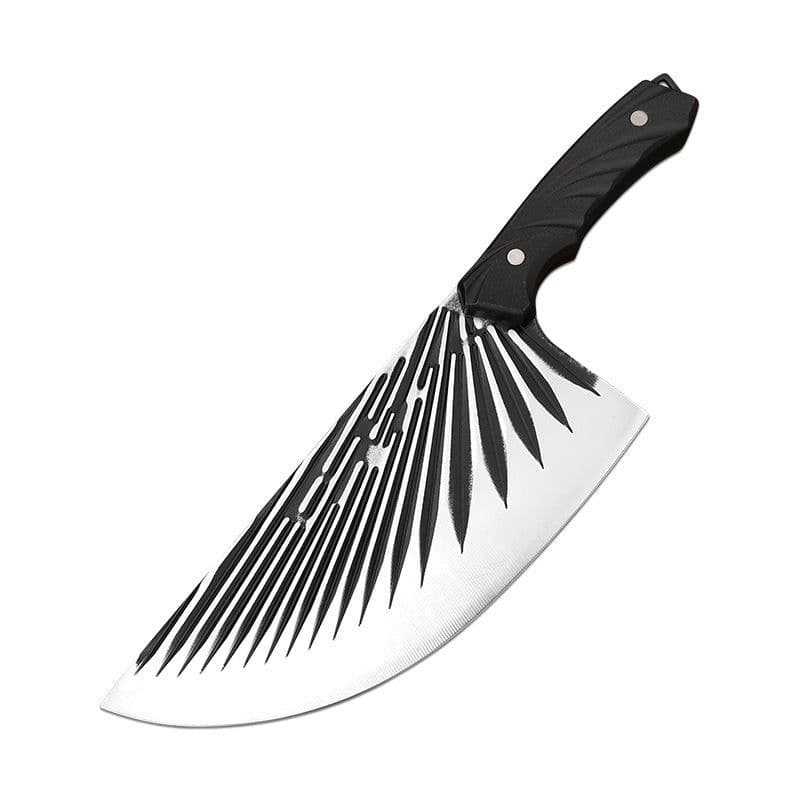 image-Oblique Hammer Pattern Hand-forged Household Meat Cutting Dual-purpose Kitchen Knife