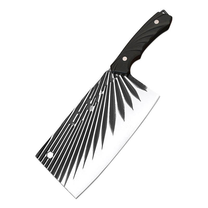 image-Oblique Hammer Pattern Hand-forged Household Meat Cutting Dual-purpose Kitchen Knife