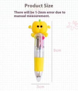 image-Cute Cartoon Cute Object Four-color Press Color Ballpoint Pen