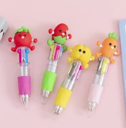 image-Cute Cartoon Cute Object Four-color Press Color Ballpoint Pen