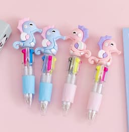 image-Cute Cartoon Cute Object Four-color Press Color Ballpoint Pen