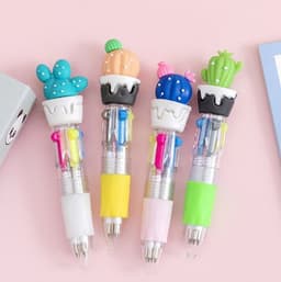 image-Cute Cartoon Cute Object Four-color Press Color Ballpoint Pen