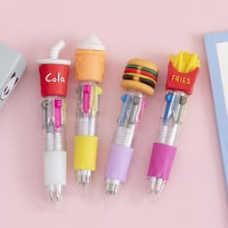 image-Cute Cartoon Cute Object Four-color Press Color Ballpoint Pen
