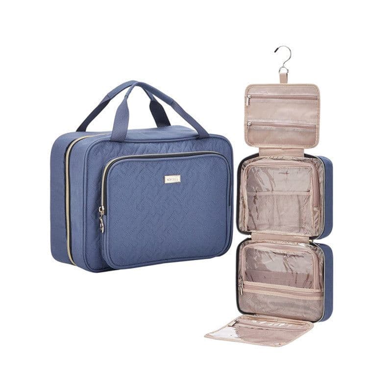 image-Outdoor Waterproof Toiletries Cosmetics Multi-functional Large Capacity Portable Cosmetic Bag