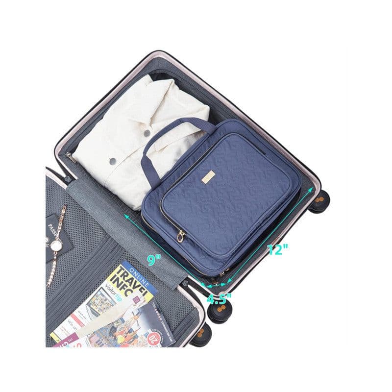 image-Outdoor Waterproof Toiletries Cosmetics Multi-functional Large Capacity Portable Cosmetic Bag
