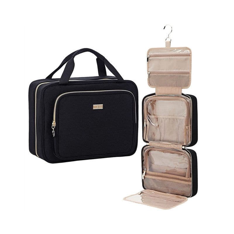 image-Outdoor Waterproof Toiletries Cosmetics Multi-functional Large Capacity Portable Cosmetic Bag