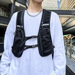 image-Crossbody Tactical Vest Bag Couple Ski Bag