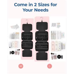 image-Cosmetic Bag Travel Portable Waterproof With Hook