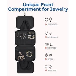 image-Cosmetic Bag Travel Portable Waterproof With Hook