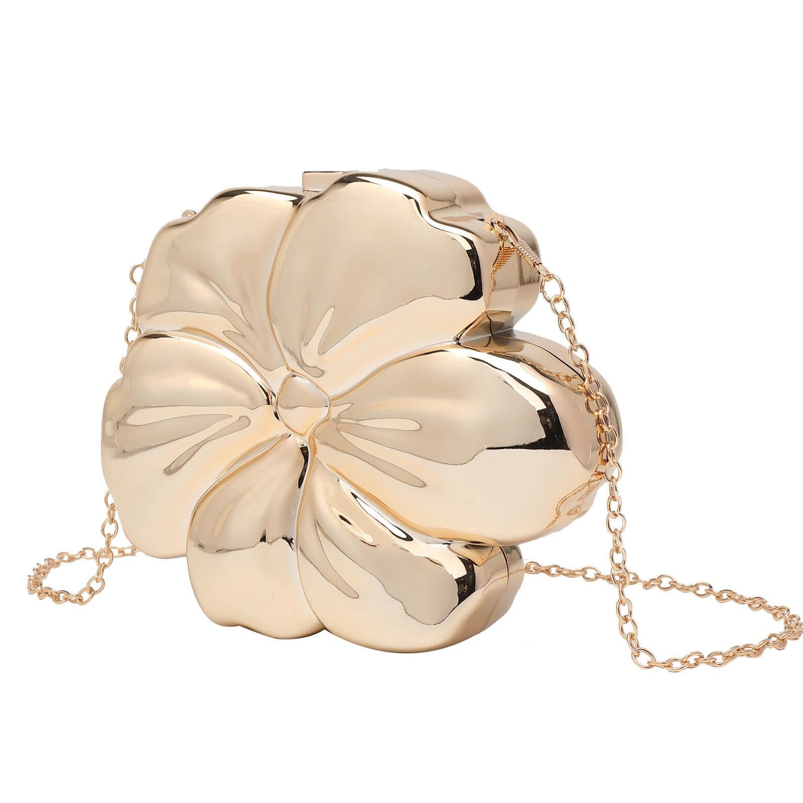 image-Flower Women's Clutch Chain Crossbody Bag Fashion
