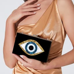 image-Dinner Eye Acrylic Women's Handbag Chain