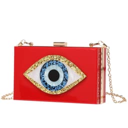 image-Dinner Eye Acrylic Women's Handbag Chain