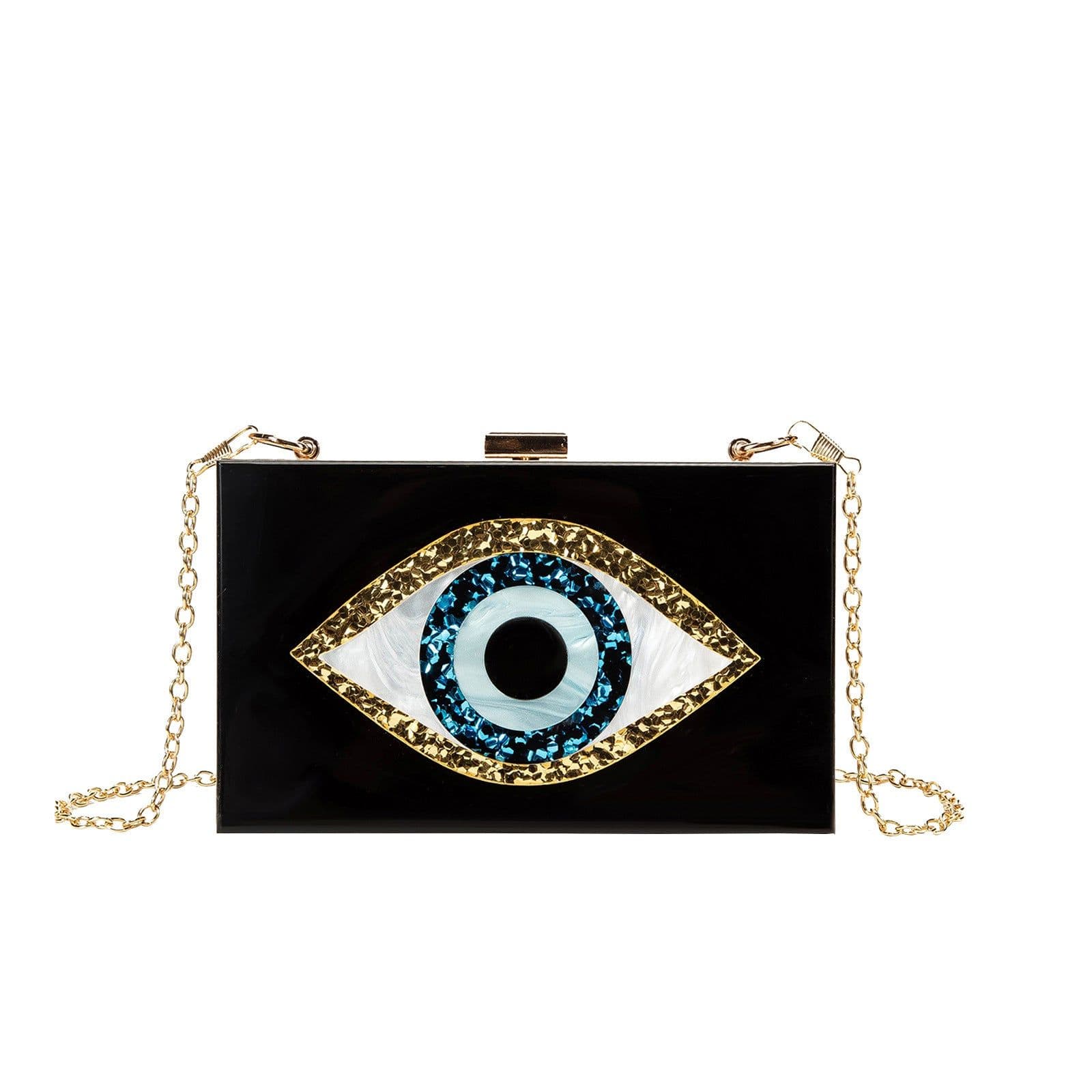 image-Dinner Eye Acrylic Women's Handbag Chain
