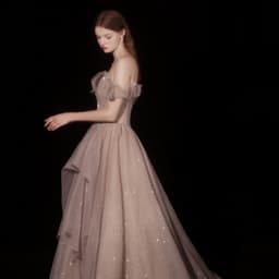 image-Annual Meeting Host Birthday Dress Bride Wedding Dinner Dress