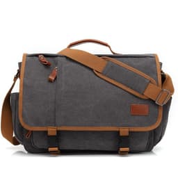 image-Men's Canvas Waterproof Large Capacity Shoulder Bag
