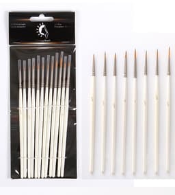 image-Nylon Wool Hook Line Art Watercolor Line Drawing Fluoresent Marker