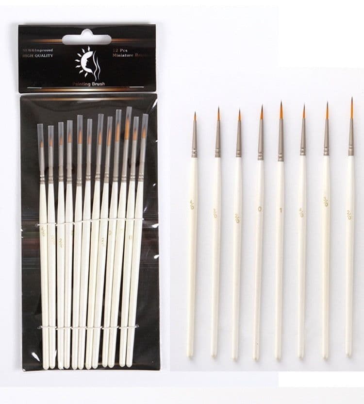 image-Nylon Wool Hook Line Art Watercolor Line Drawing Fluoresent Marker