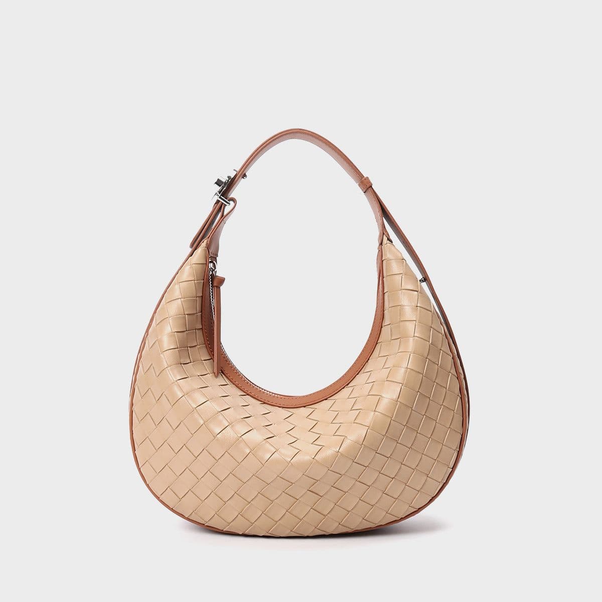 image-Design Niche Genuine Leather Bag Women's Woven