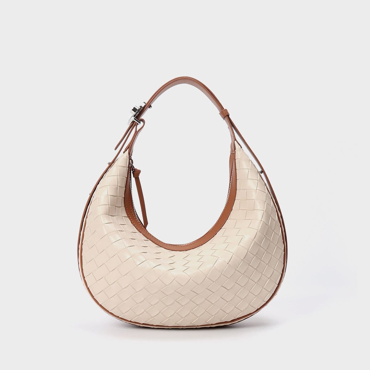 image-Design Niche Genuine Leather Bag Women's Woven