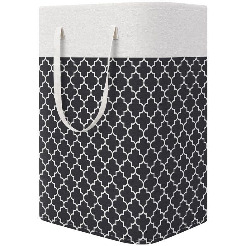 image-Folding Laundry Basket Home Bathroom Storage