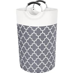 image-Folding Laundry Basket Home Bathroom Storage