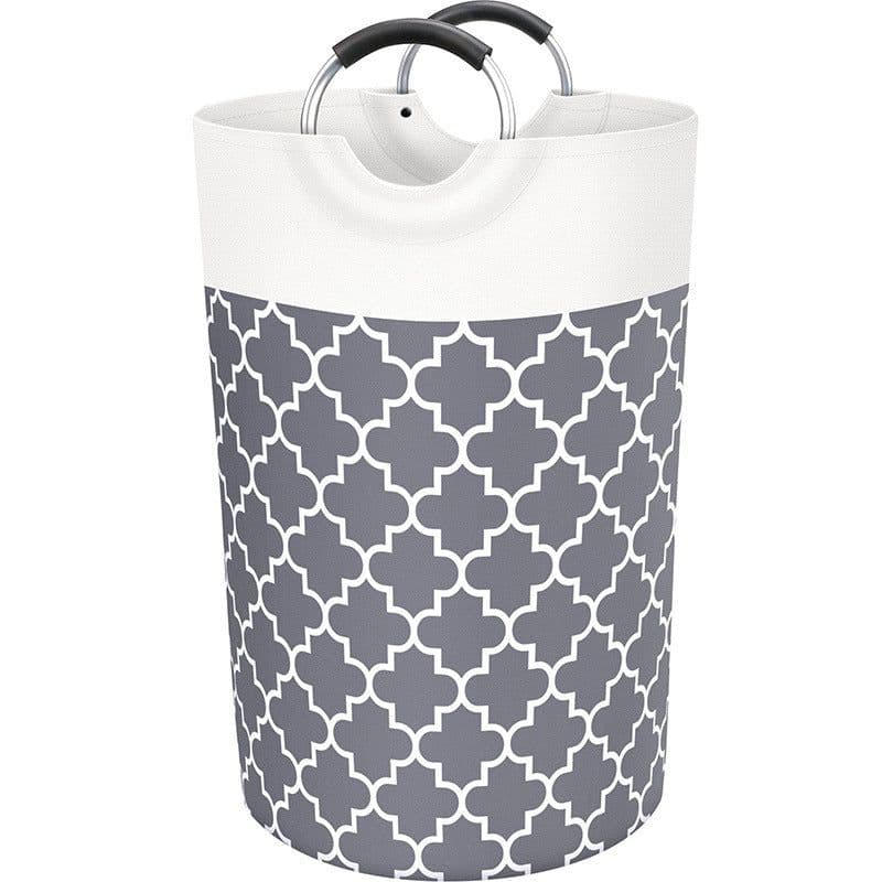 image-Folding Laundry Basket Home Bathroom Storage