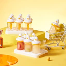 image-Homemade Ice Cream Mold Cartoon Popsicle Food Grade Ice Maker